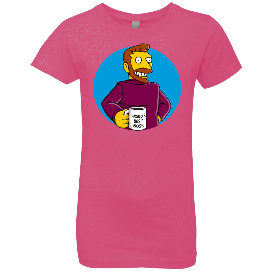 T-Shirts Hot Pink / YXS The Best Boss Girls Premium T-Shirt