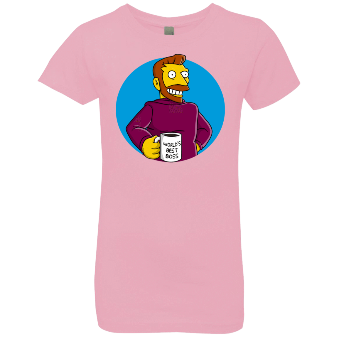 T-Shirts Light Pink / YXS The Best Boss Girls Premium T-Shirt