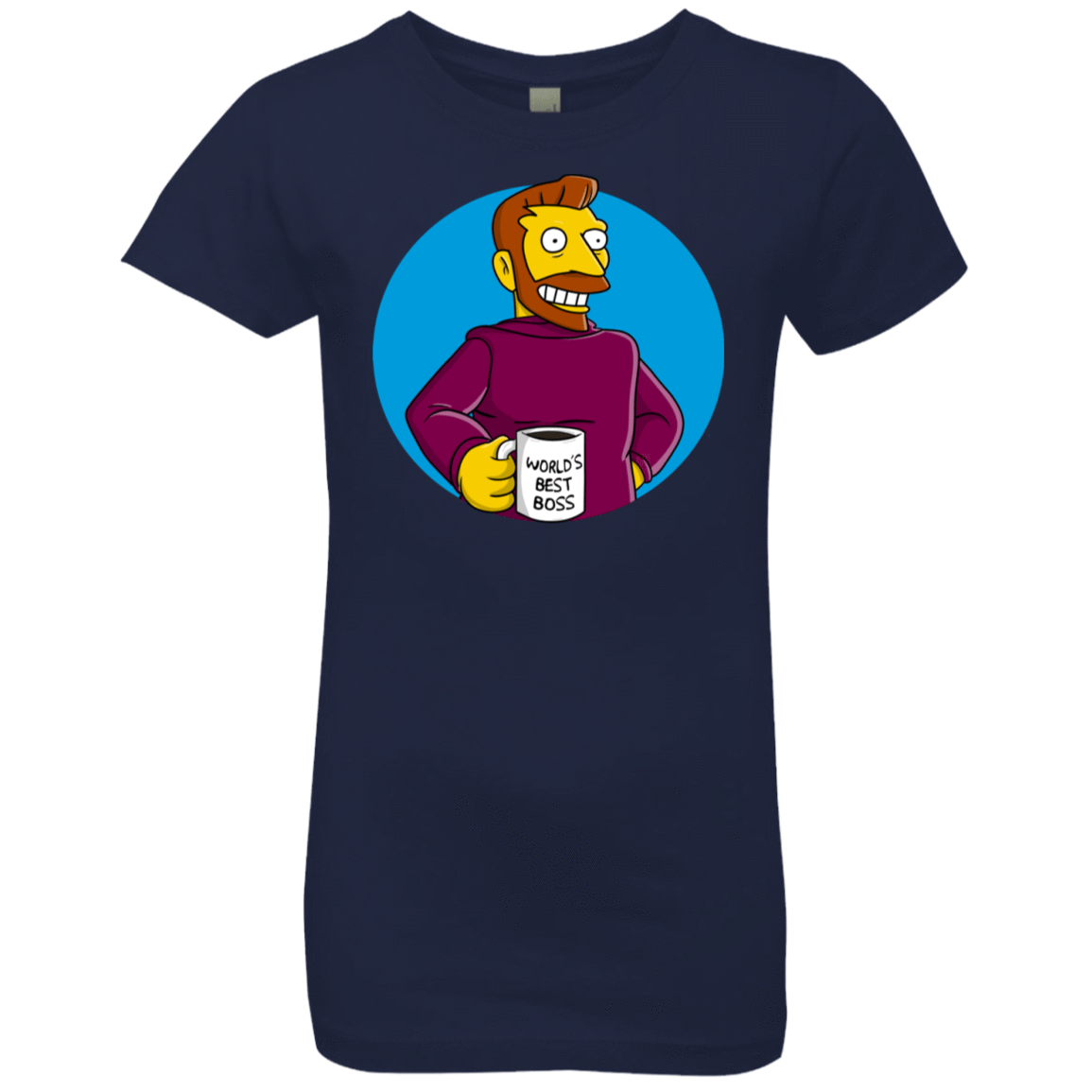 T-Shirts Midnight Navy / YXS The Best Boss Girls Premium T-Shirt