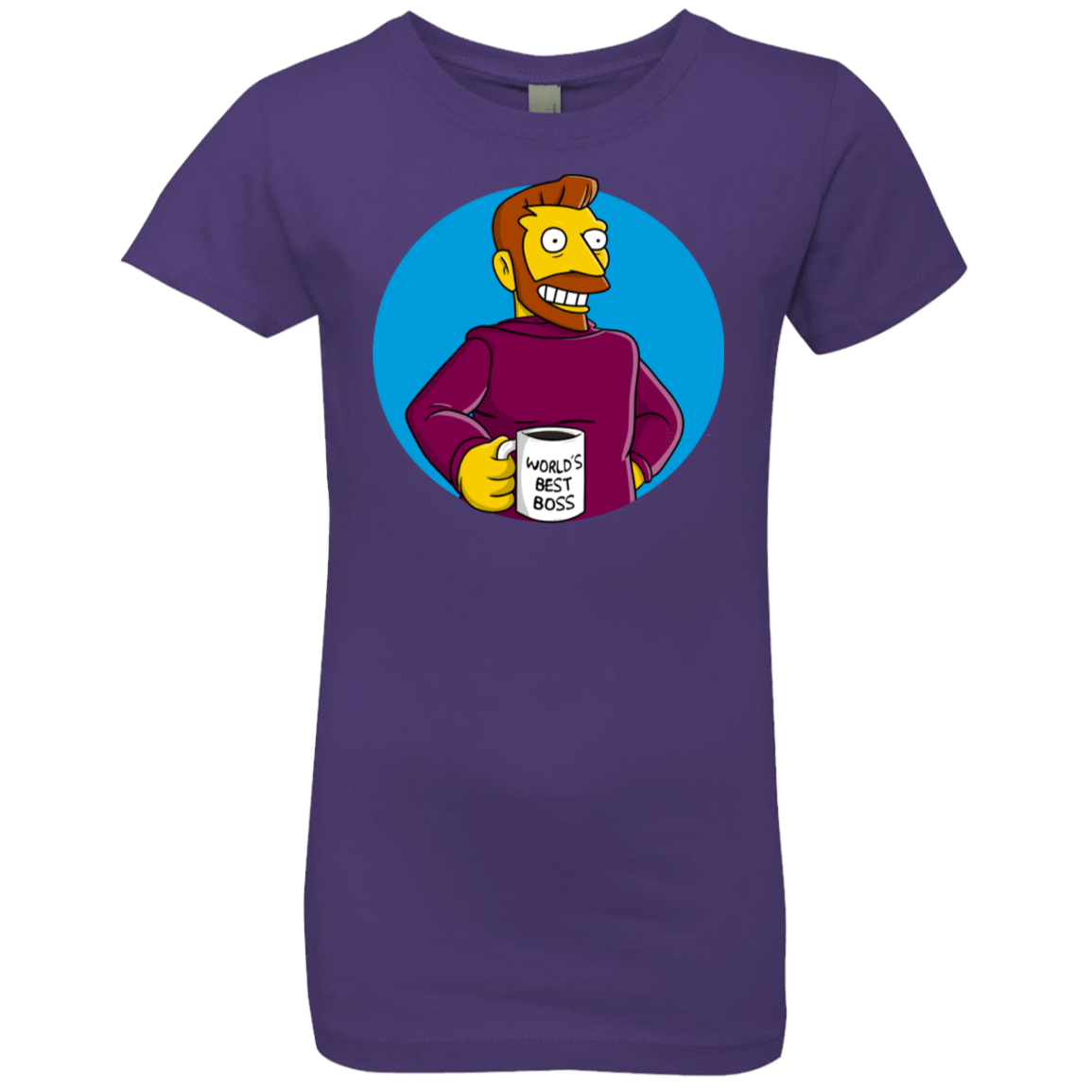 T-Shirts Purple Rush / YXS The Best Boss Girls Premium T-Shirt