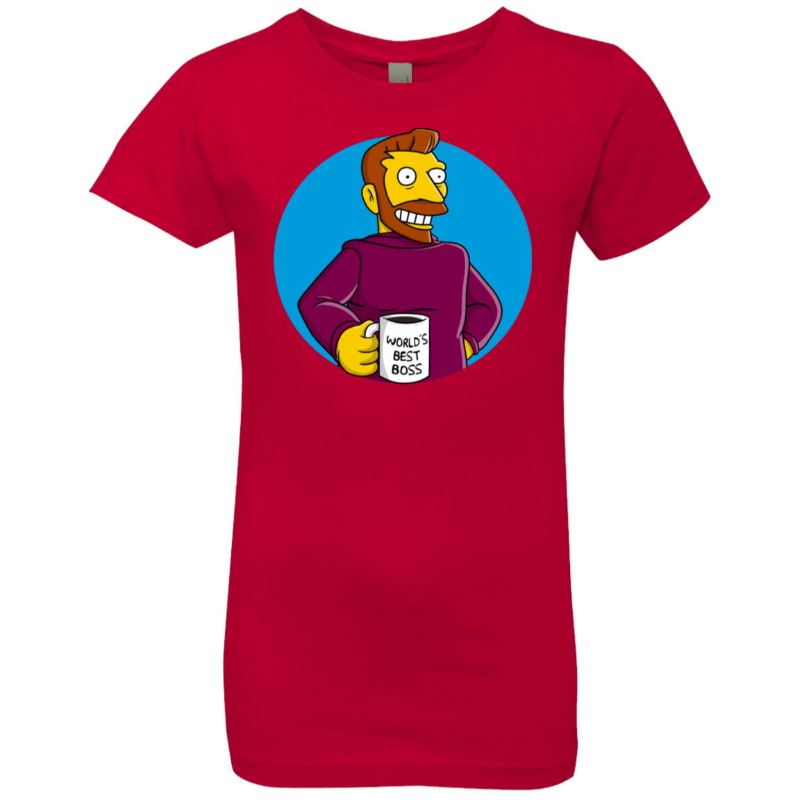 T-Shirts Red / YXS The Best Boss Girls Premium T-Shirt