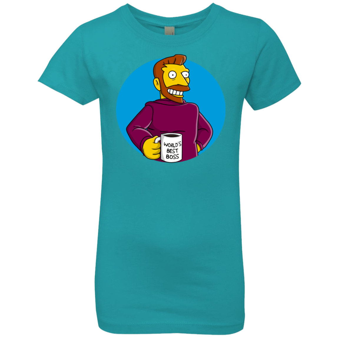 T-Shirts Tahiti Blue / YXS The Best Boss Girls Premium T-Shirt