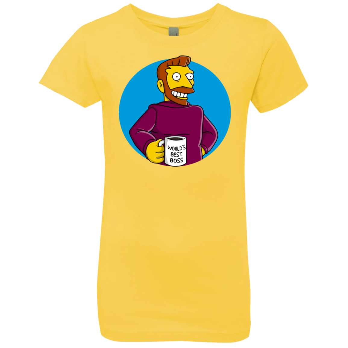 T-Shirts Vibrant Yellow / YXS The Best Boss Girls Premium T-Shirt