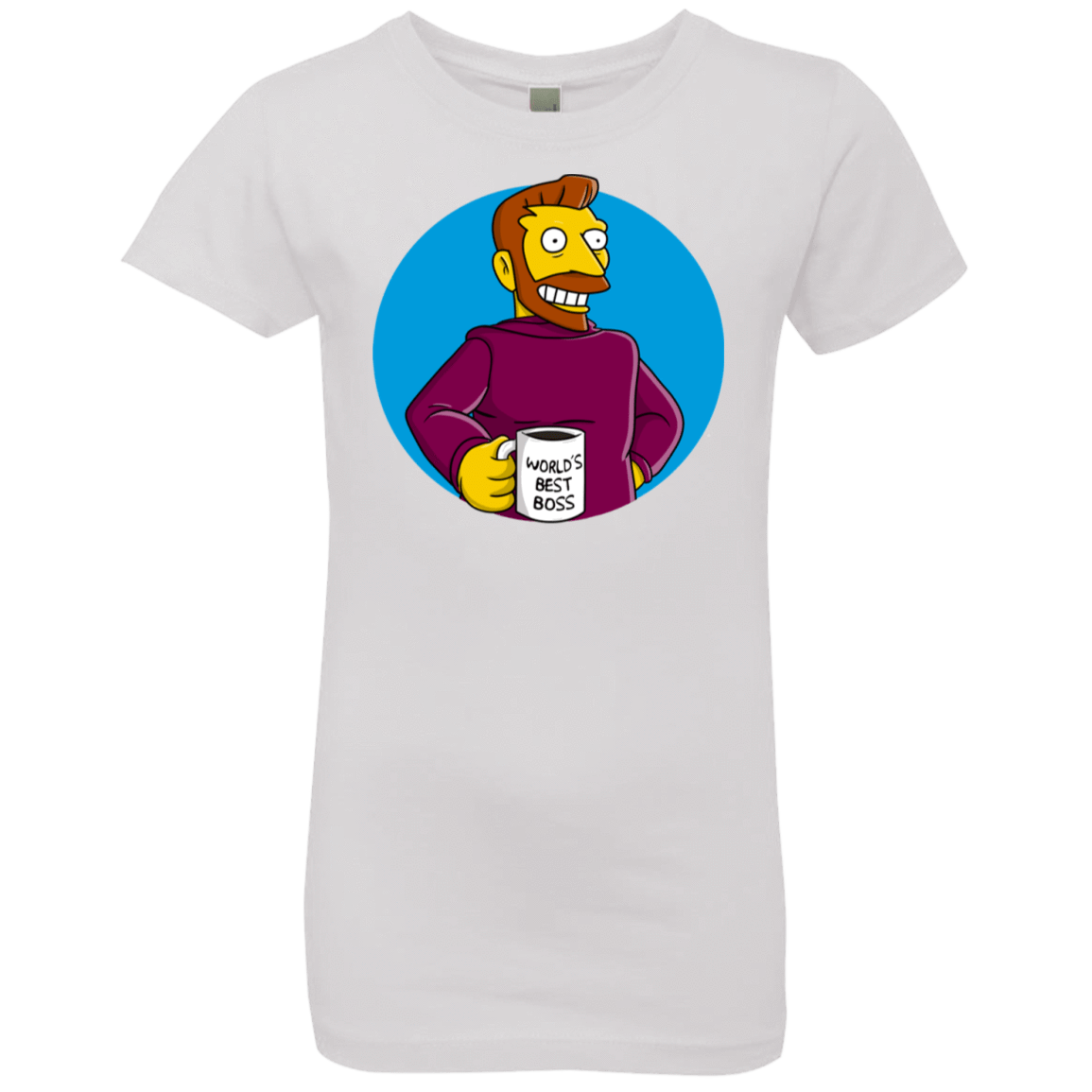 T-Shirts White / YXS The Best Boss Girls Premium T-Shirt