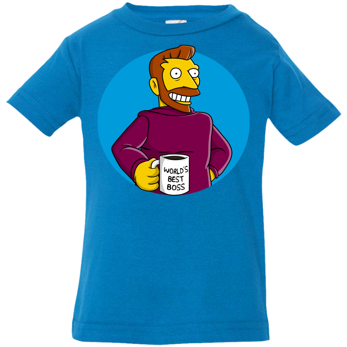 T-Shirts Cobalt / 6 Months The Best Boss Infant Premium T-Shirt