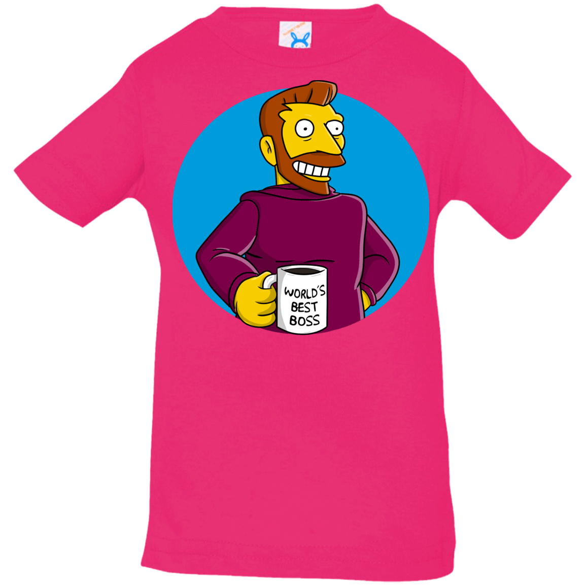T-Shirts Hot Pink / 6 Months The Best Boss Infant Premium T-Shirt