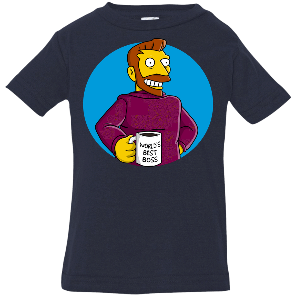 T-Shirts Navy / 6 Months The Best Boss Infant Premium T-Shirt