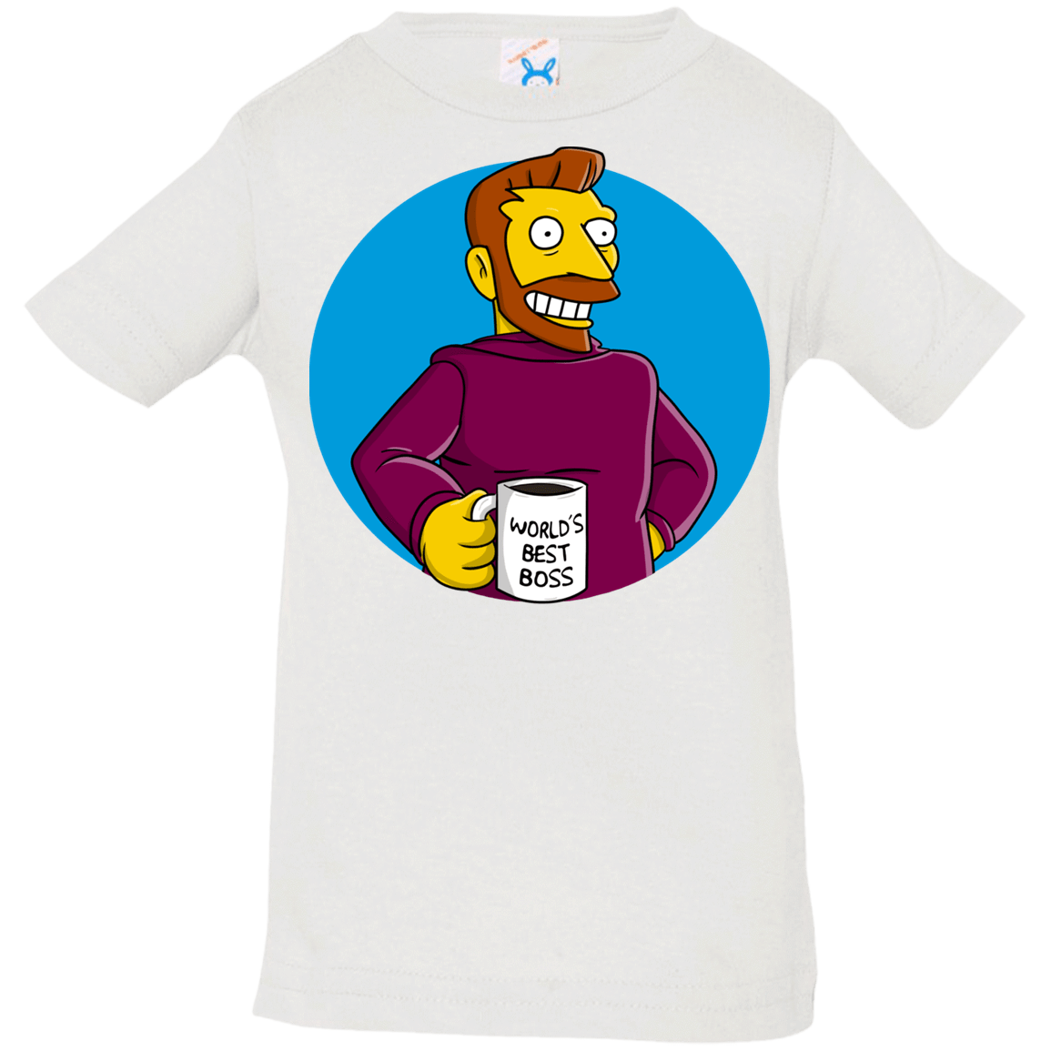 T-Shirts White / 6 Months The Best Boss Infant Premium T-Shirt