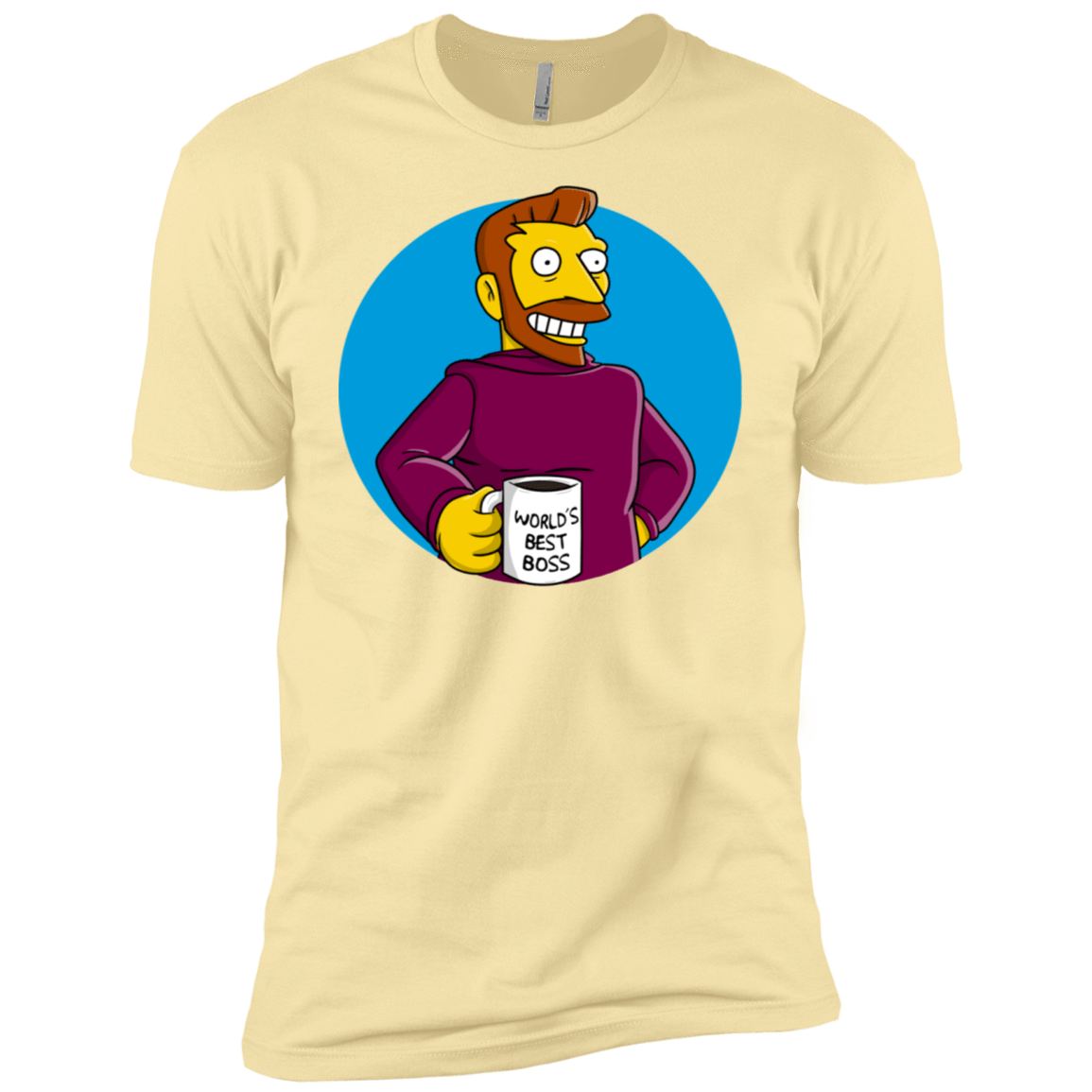 T-Shirts Banana Cream / X-Small The Best Boss Men's Premium T-Shirt