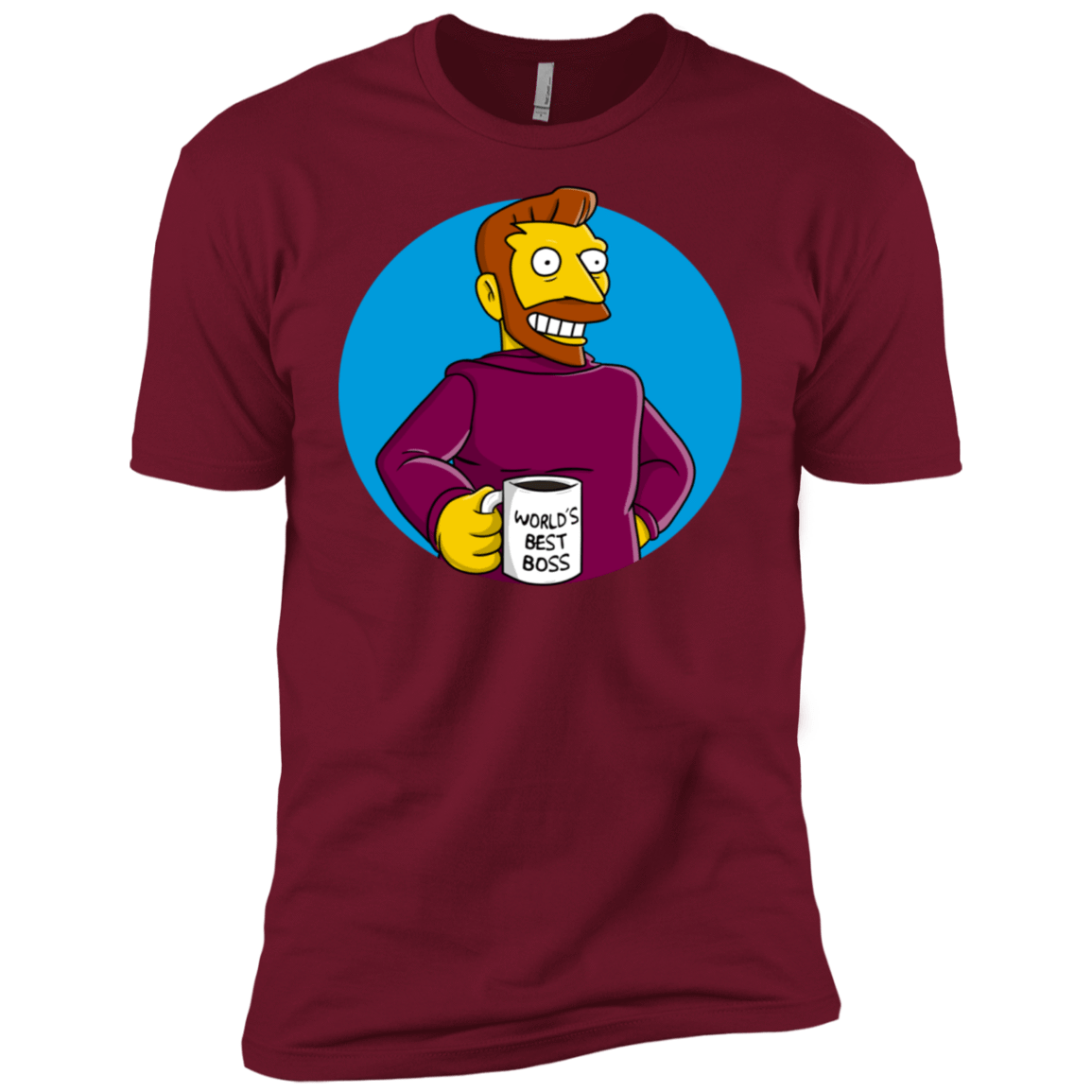 T-Shirts Cardinal / X-Small The Best Boss Men's Premium T-Shirt