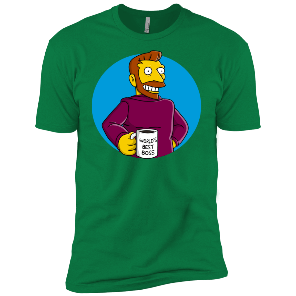 T-Shirts Kelly Green / X-Small The Best Boss Men's Premium T-Shirt