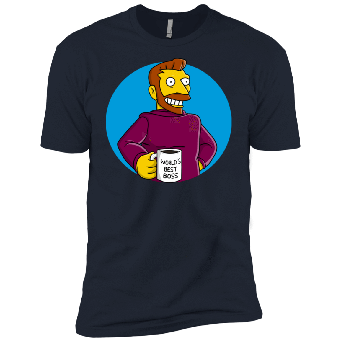 T-Shirts Midnight Navy / X-Small The Best Boss Men's Premium T-Shirt