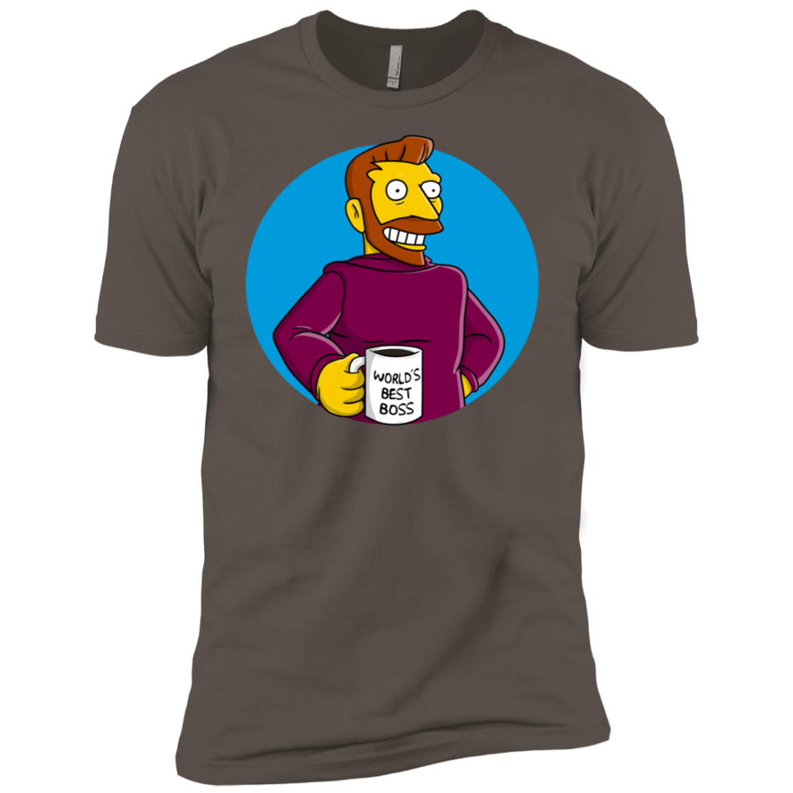 T-Shirts Warm Grey / X-Small The Best Boss Men's Premium T-Shirt