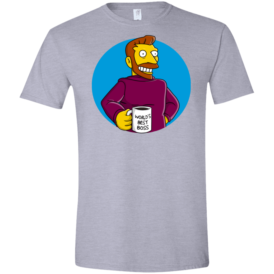 T-Shirts Sport Grey / X-Small The Best Boss Men's Semi-Fitted Softstyle