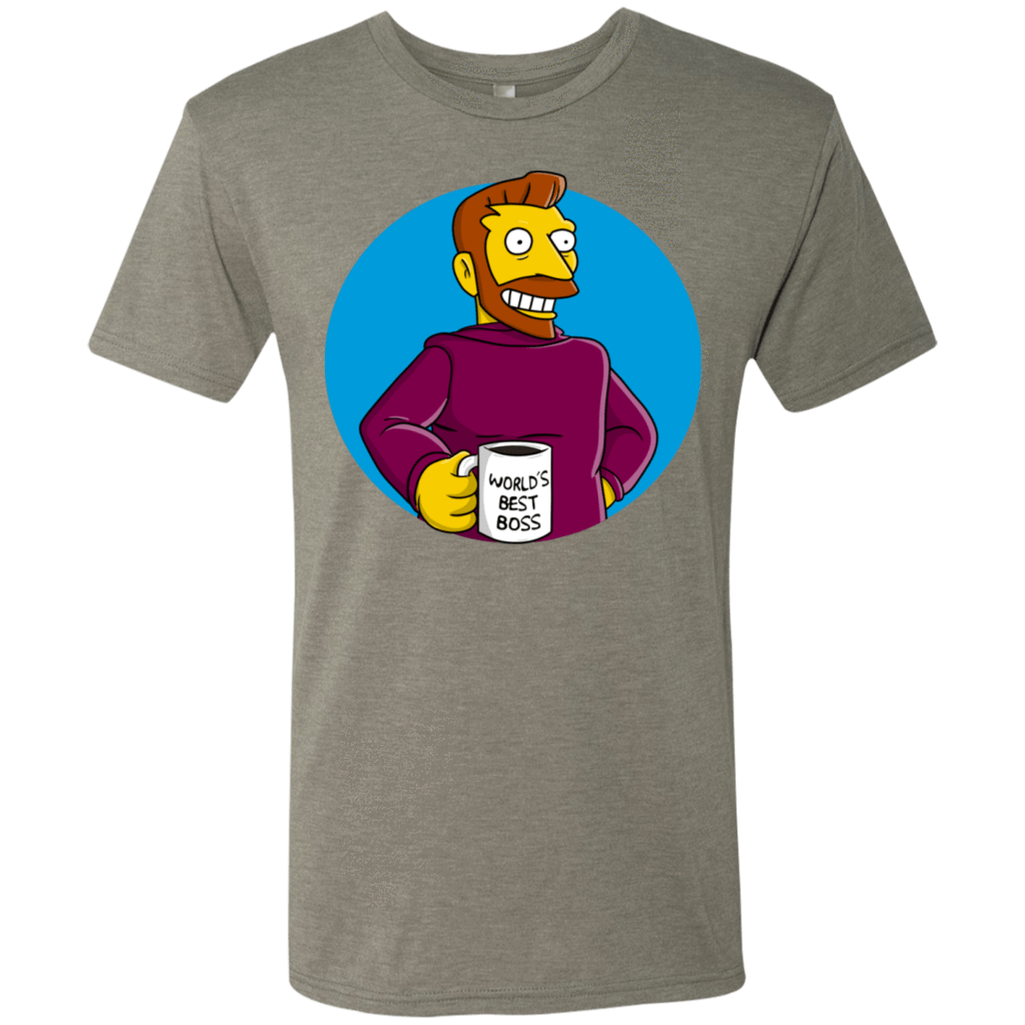 T-Shirts Venetian Grey / S The Best Boss Men's Triblend T-Shirt