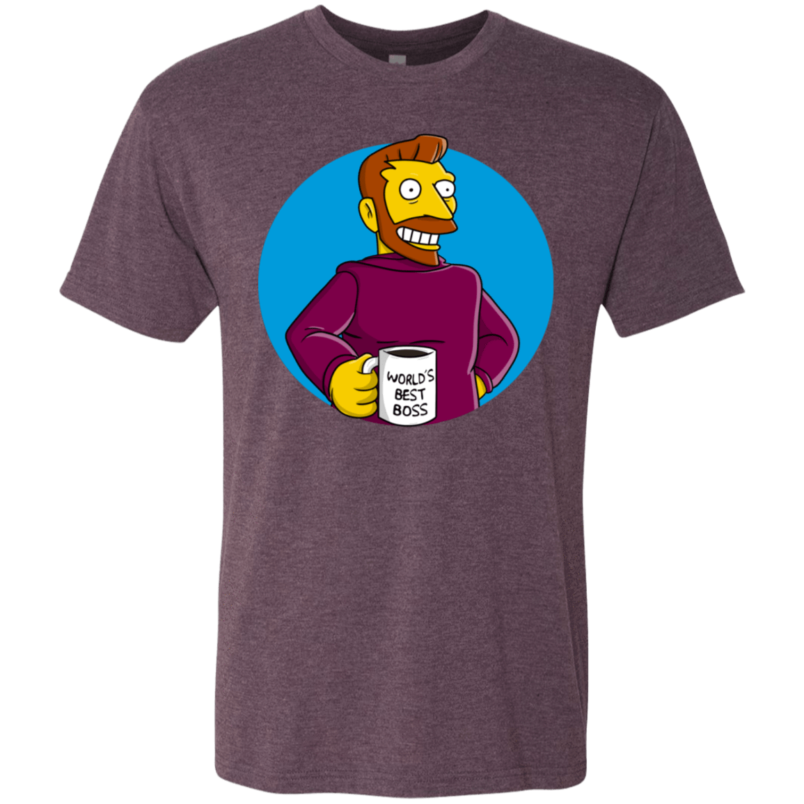 T-Shirts Vintage Purple / S The Best Boss Men's Triblend T-Shirt