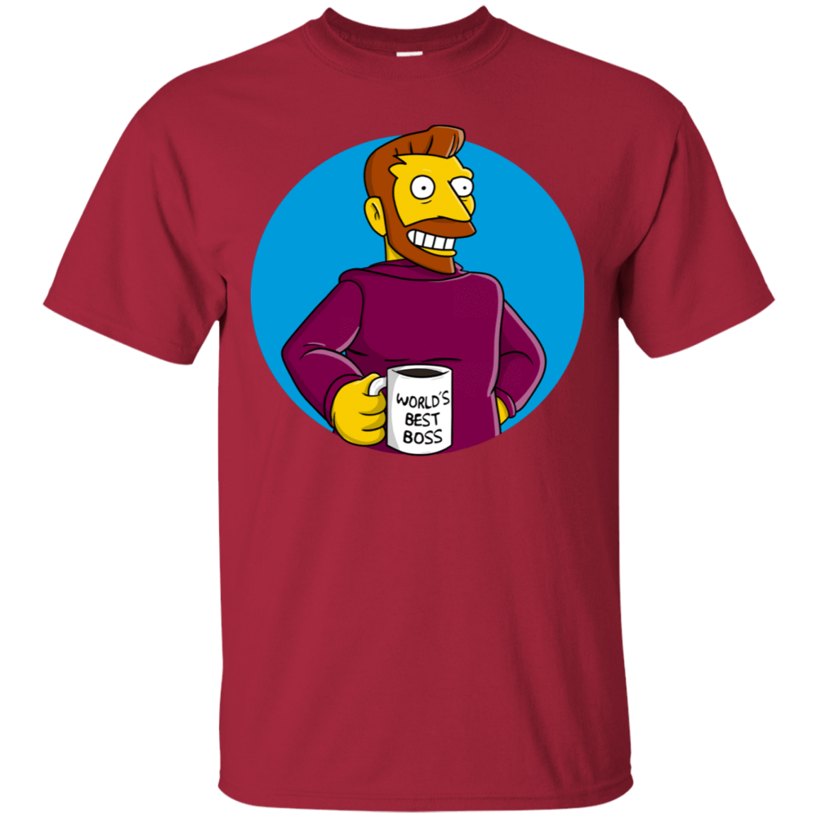 T-Shirts Cardinal / S The Best Boss T-Shirt