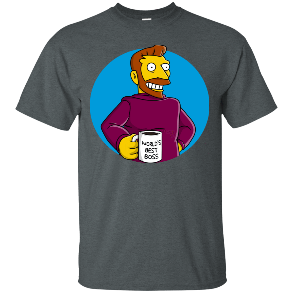 T-Shirts Dark Heather / S The Best Boss T-Shirt