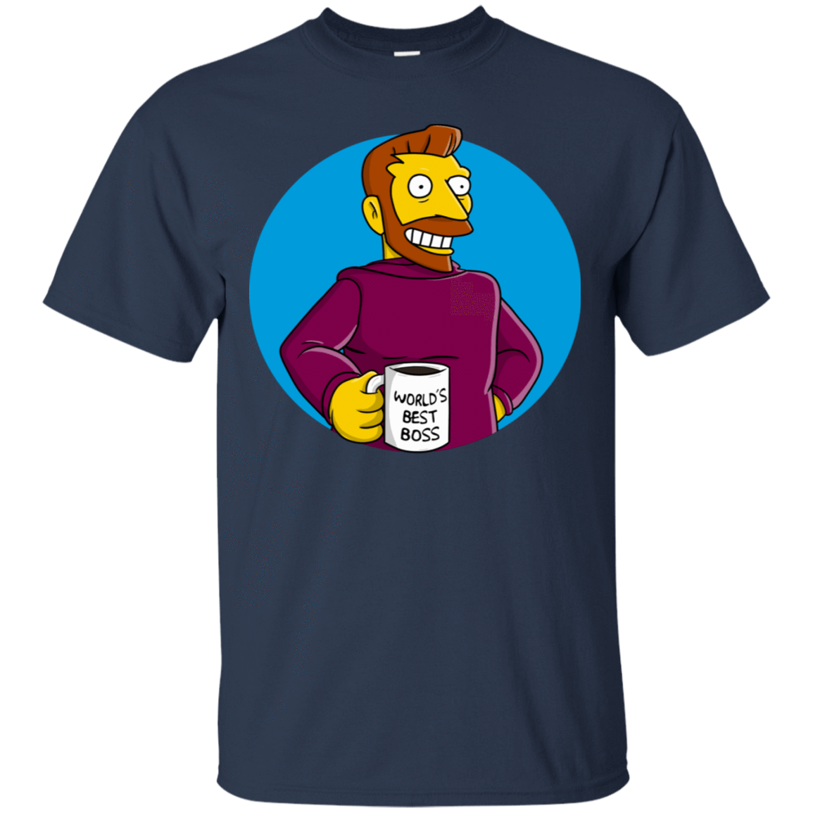 T-Shirts Navy / S The Best Boss T-Shirt