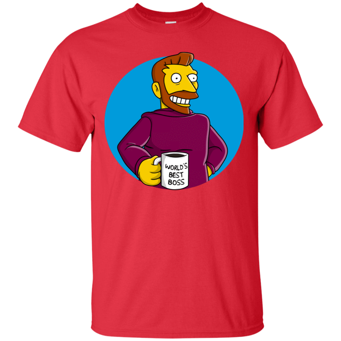 T-Shirts Red / S The Best Boss T-Shirt