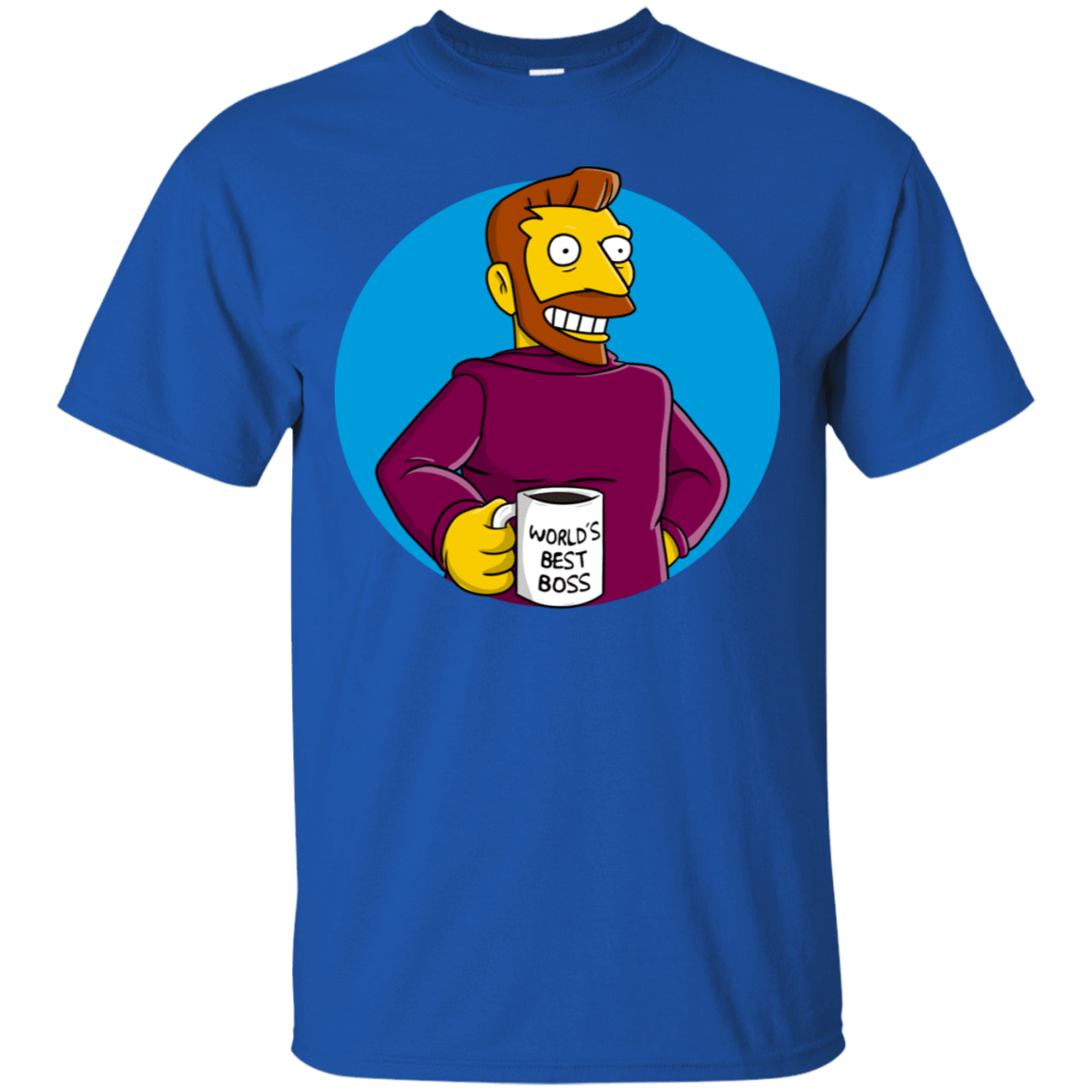 T-Shirts Royal / S The Best Boss T-Shirt