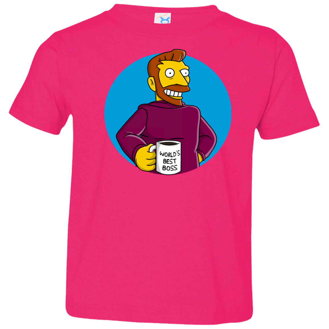 T-Shirts Hot Pink / 2T The Best Boss Toddler Premium T-Shirt