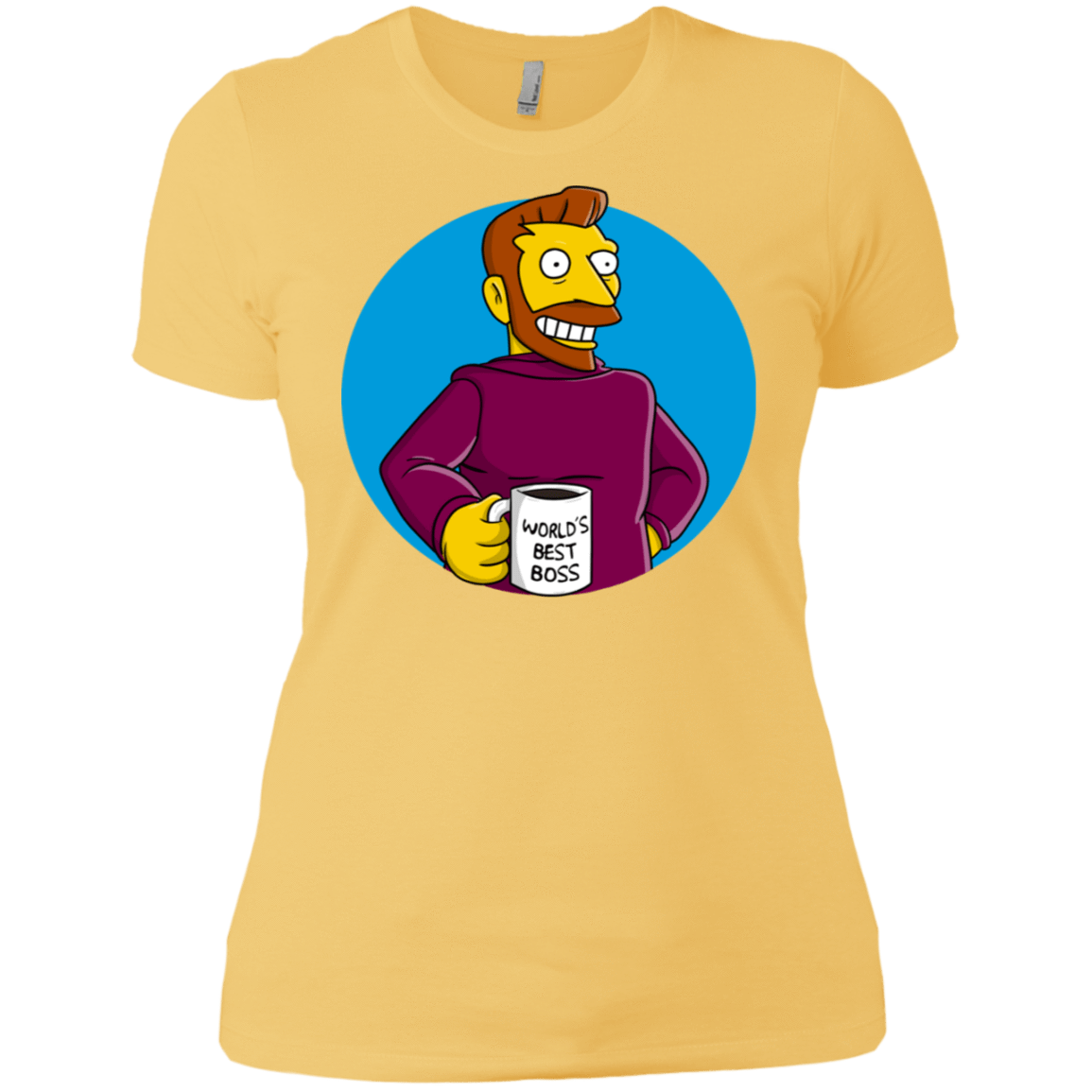 T-Shirts Banana Cream/ / X-Small The Best Boss Women's Premium T-Shirt