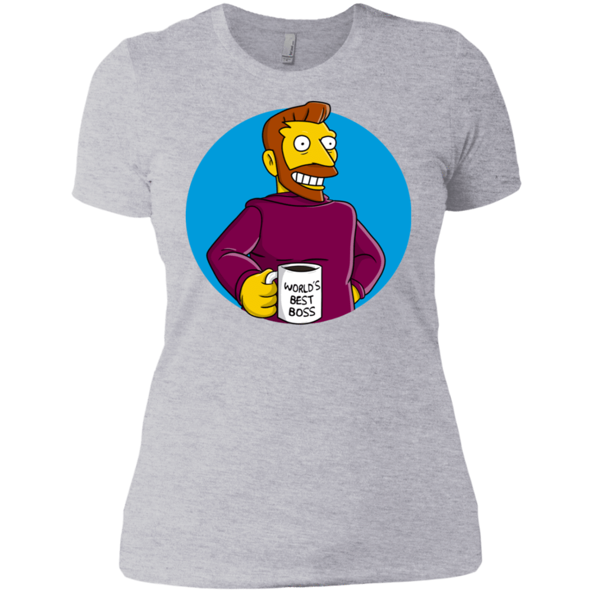 T-Shirts Heather Grey / X-Small The Best Boss Women's Premium T-Shirt