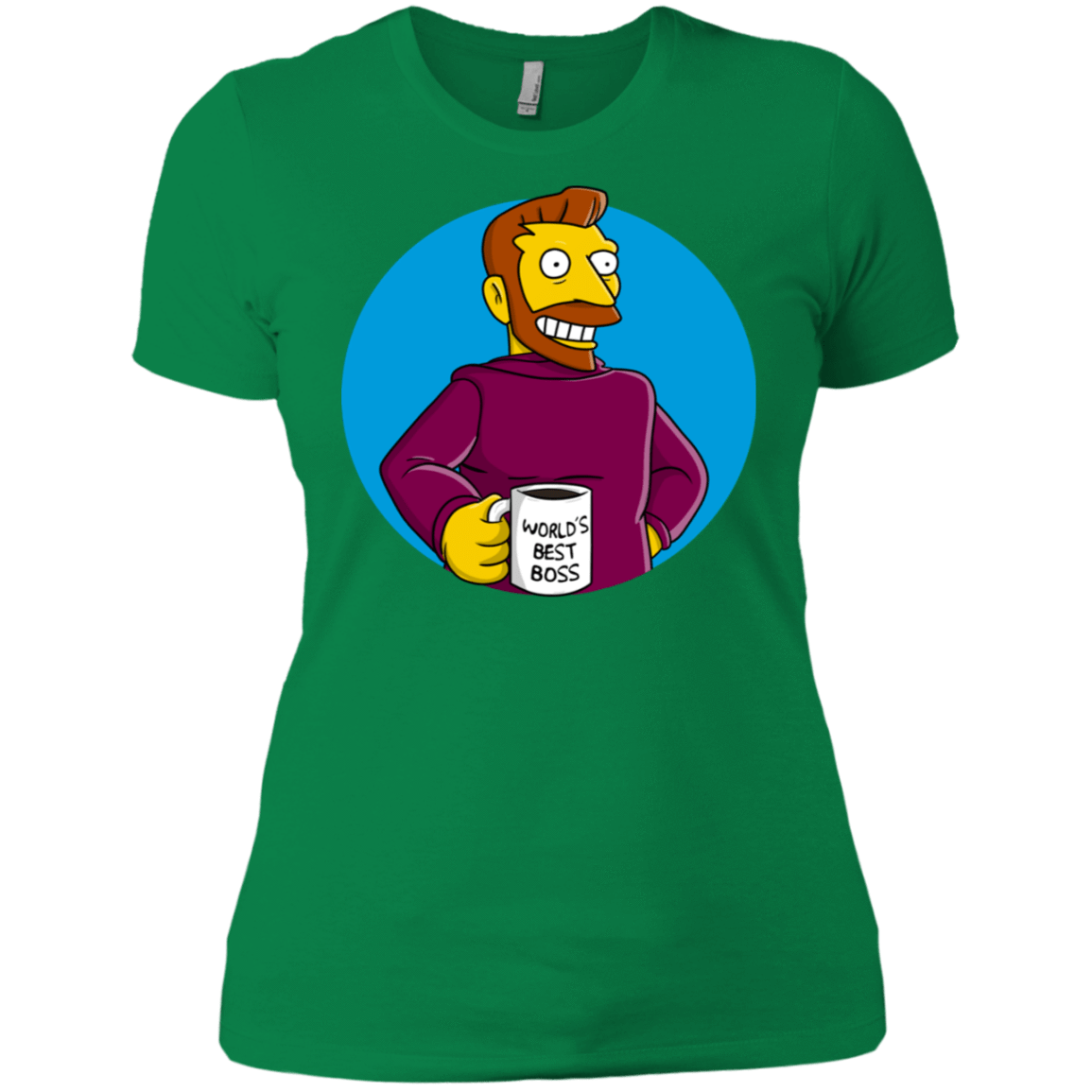 T-Shirts Kelly Green / X-Small The Best Boss Women's Premium T-Shirt