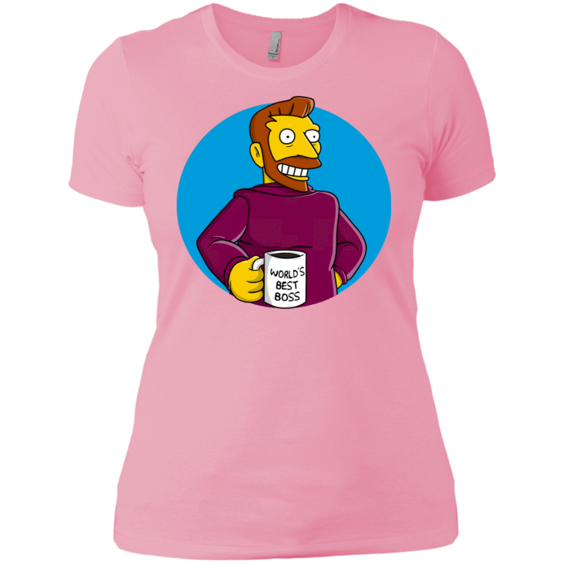 T-Shirts Light Pink / X-Small The Best Boss Women's Premium T-Shirt