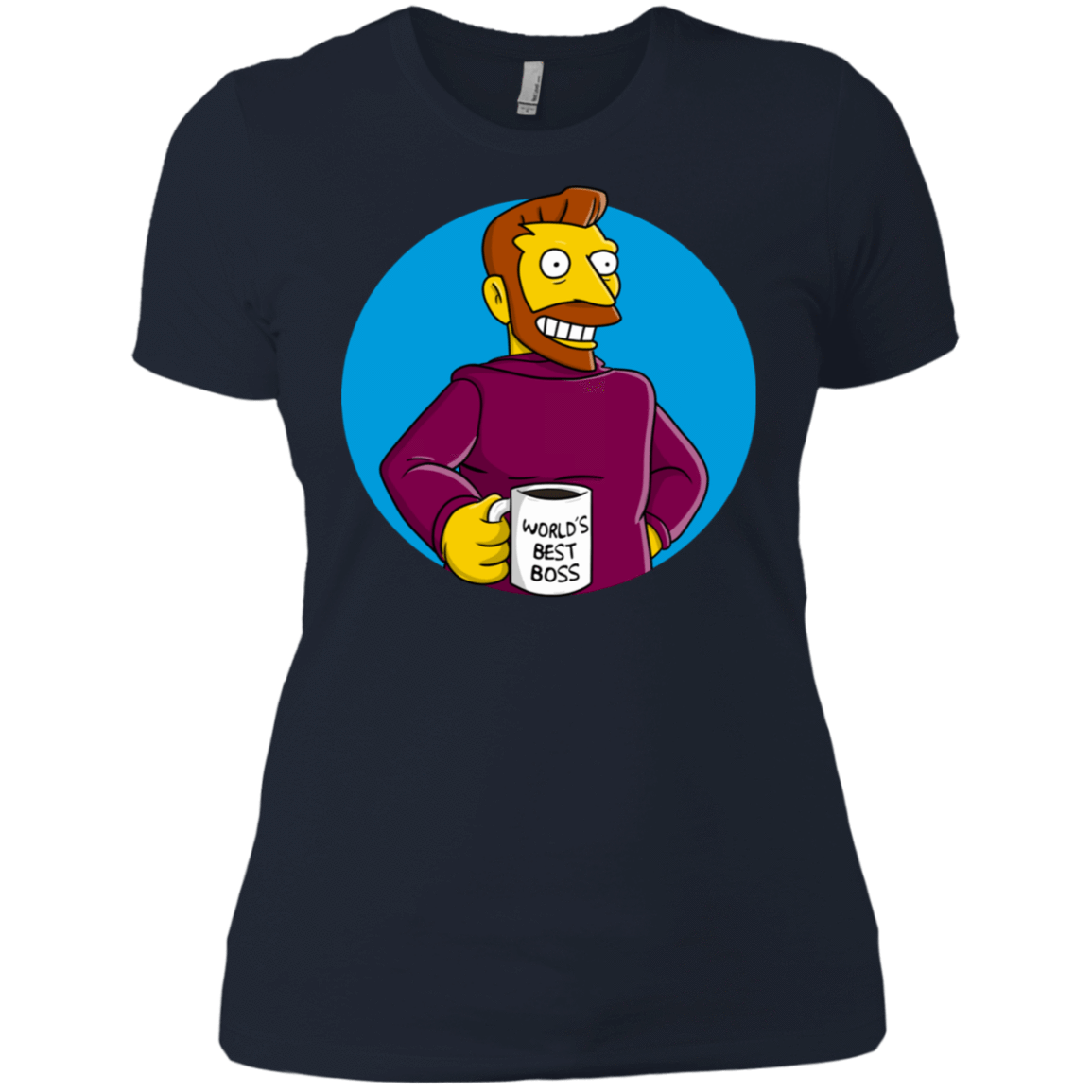 T-Shirts Midnight Navy / X-Small The Best Boss Women's Premium T-Shirt