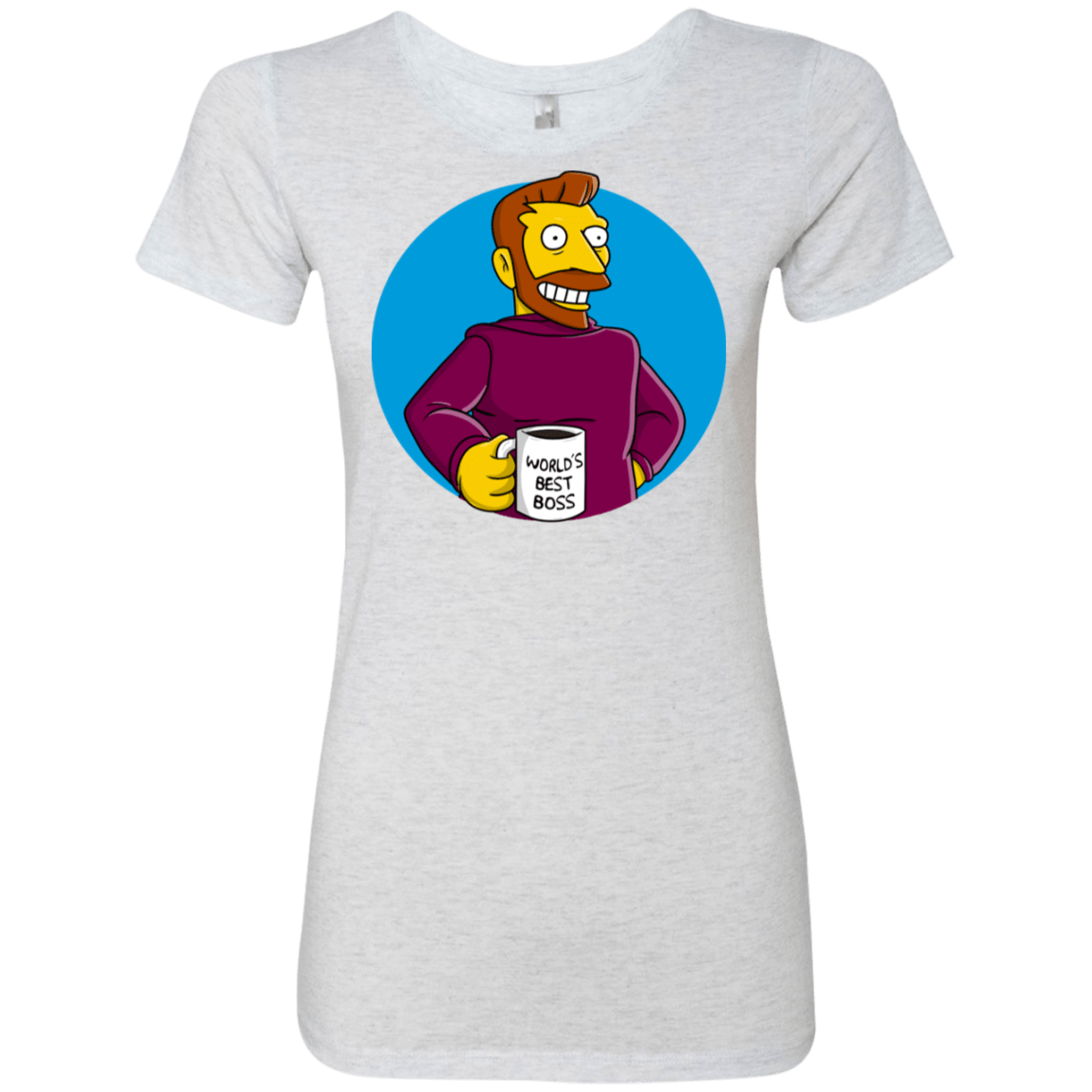 T-Shirts Heather White / S The Best Boss Women's Triblend T-Shirt