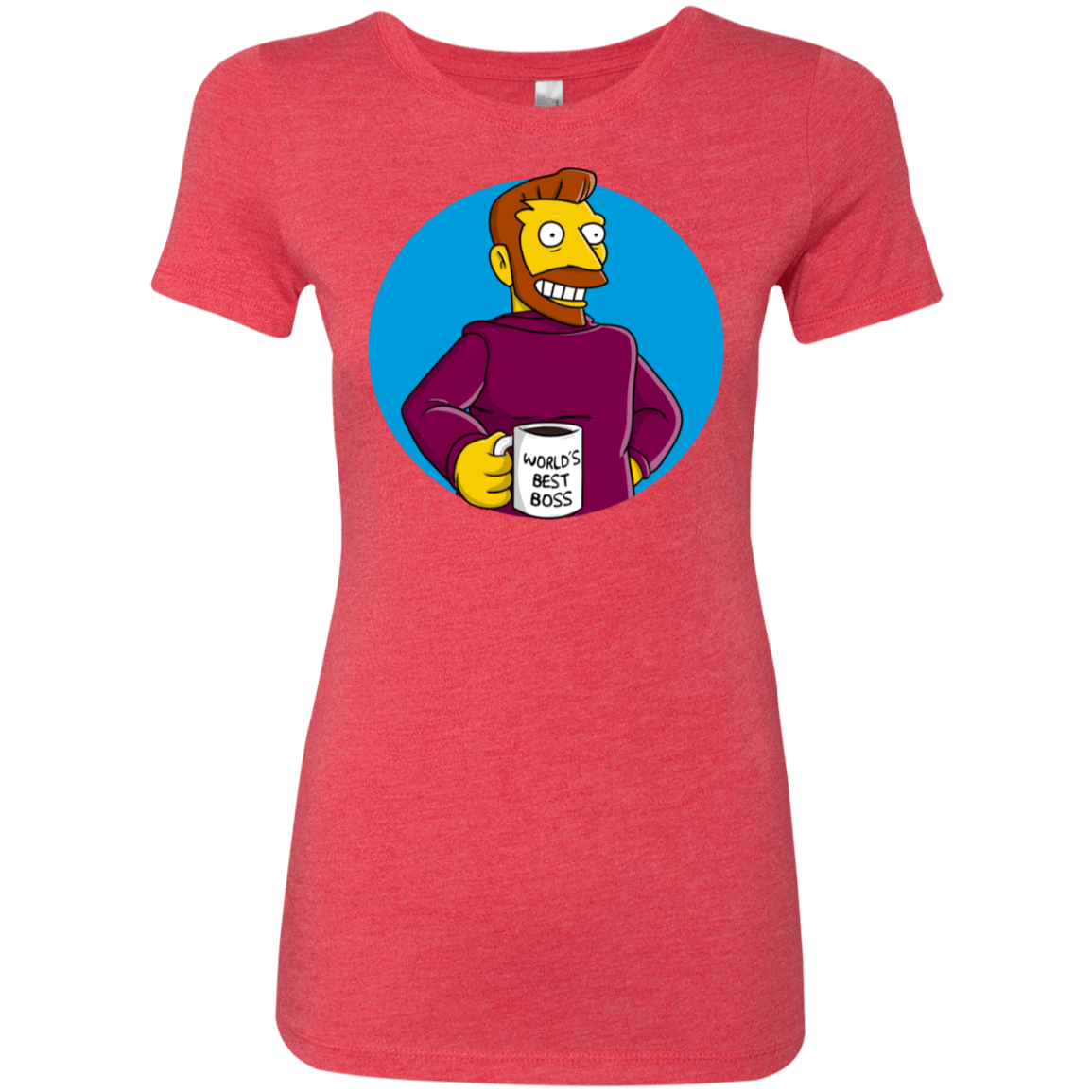 T-Shirts Vintage Red / S The Best Boss Women's Triblend T-Shirt