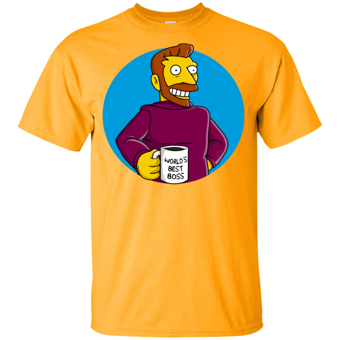 T-Shirts Gold / YXS The Best Boss Youth T-Shirt