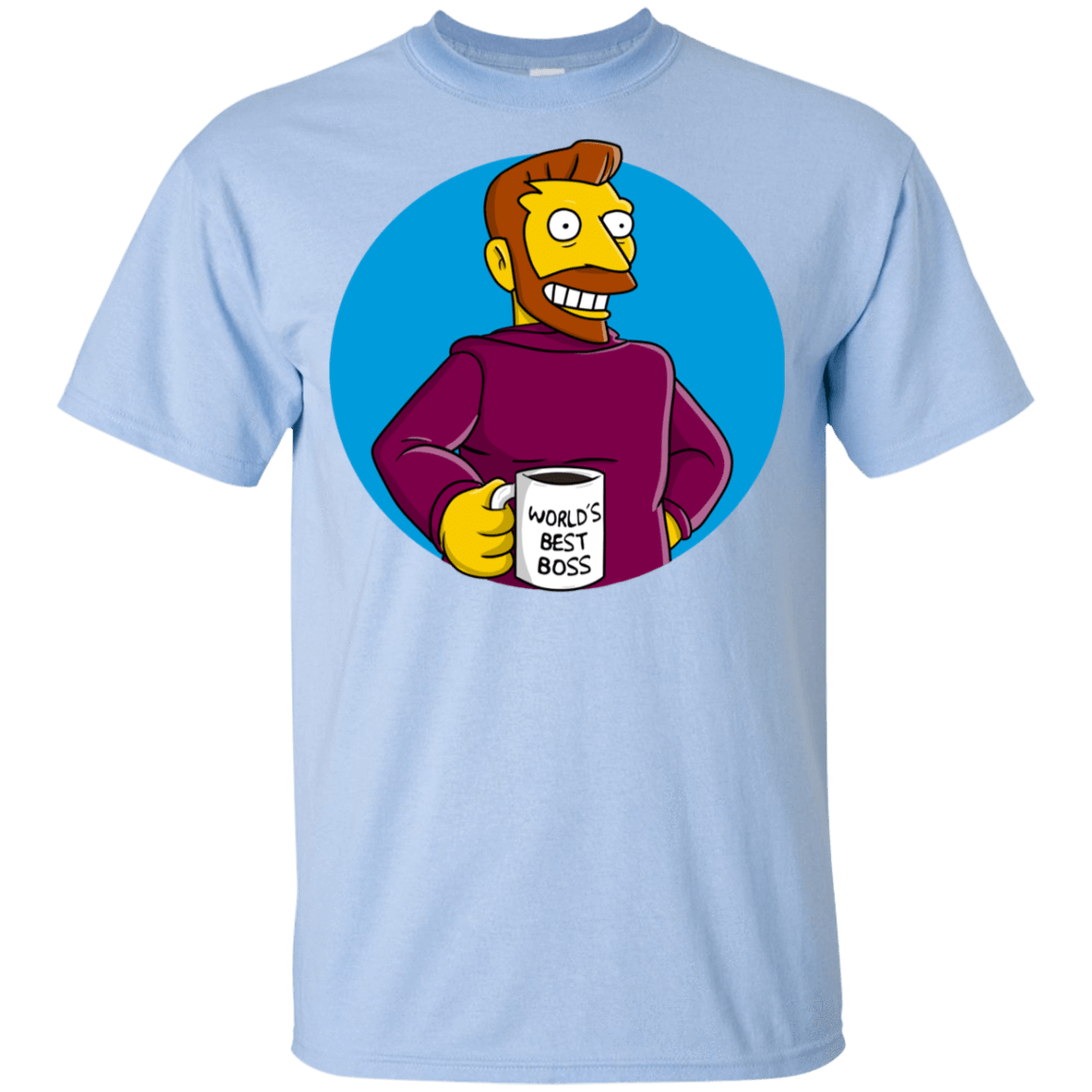 T-Shirts Light Blue / YXS The Best Boss Youth T-Shirt