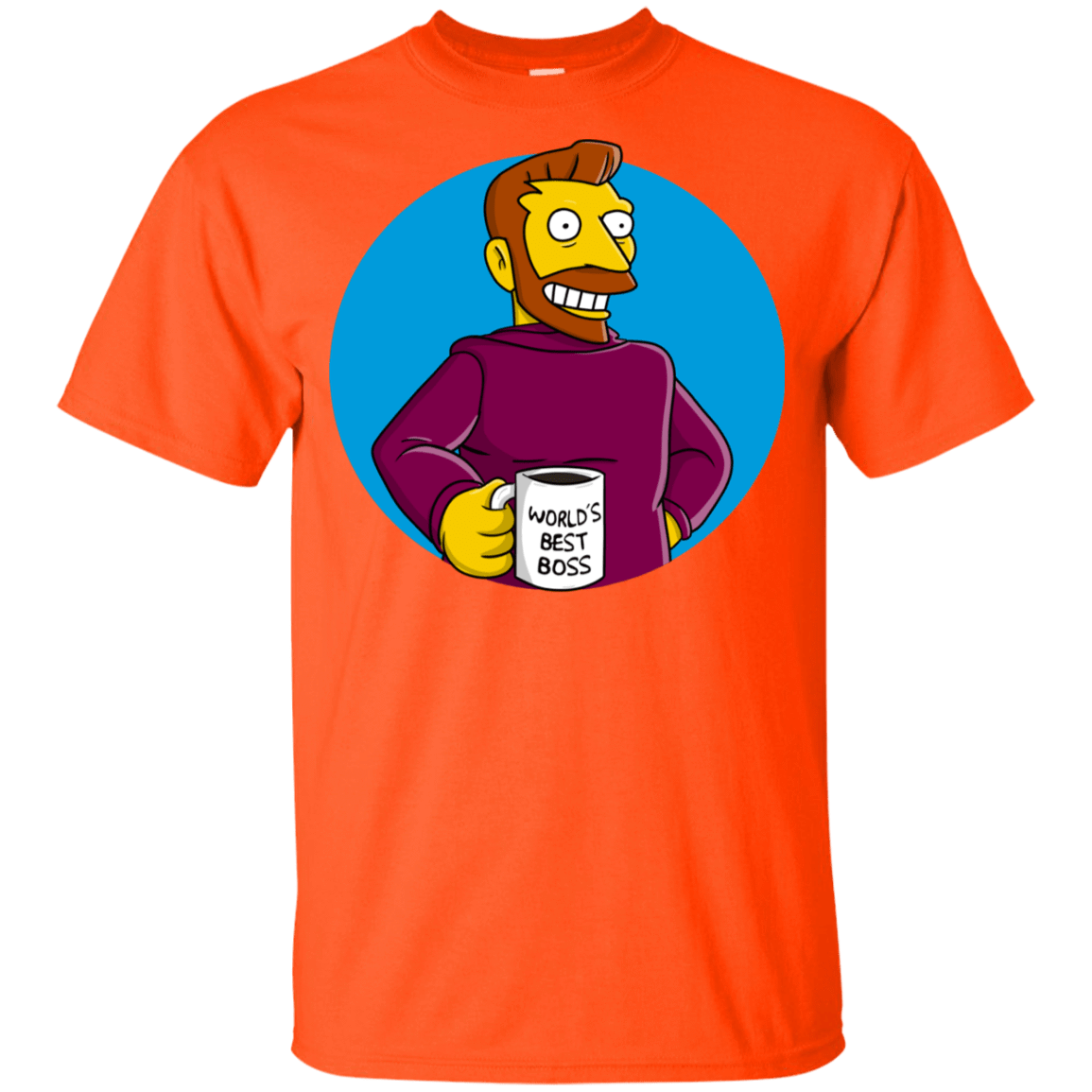 T-Shirts Orange / YXS The Best Boss Youth T-Shirt