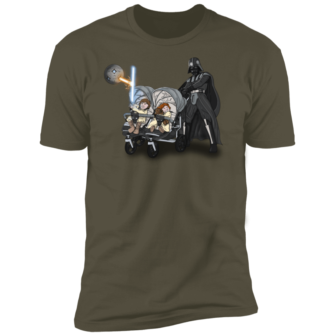 T-Shirts Military Green / S The Best Father Men's Premium T-Shirt