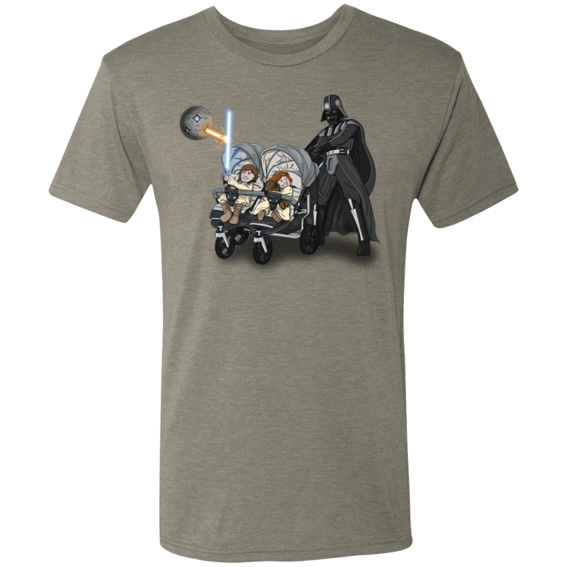 T-Shirts Venetian Grey / S The Best Father Men's Triblend T-Shirt