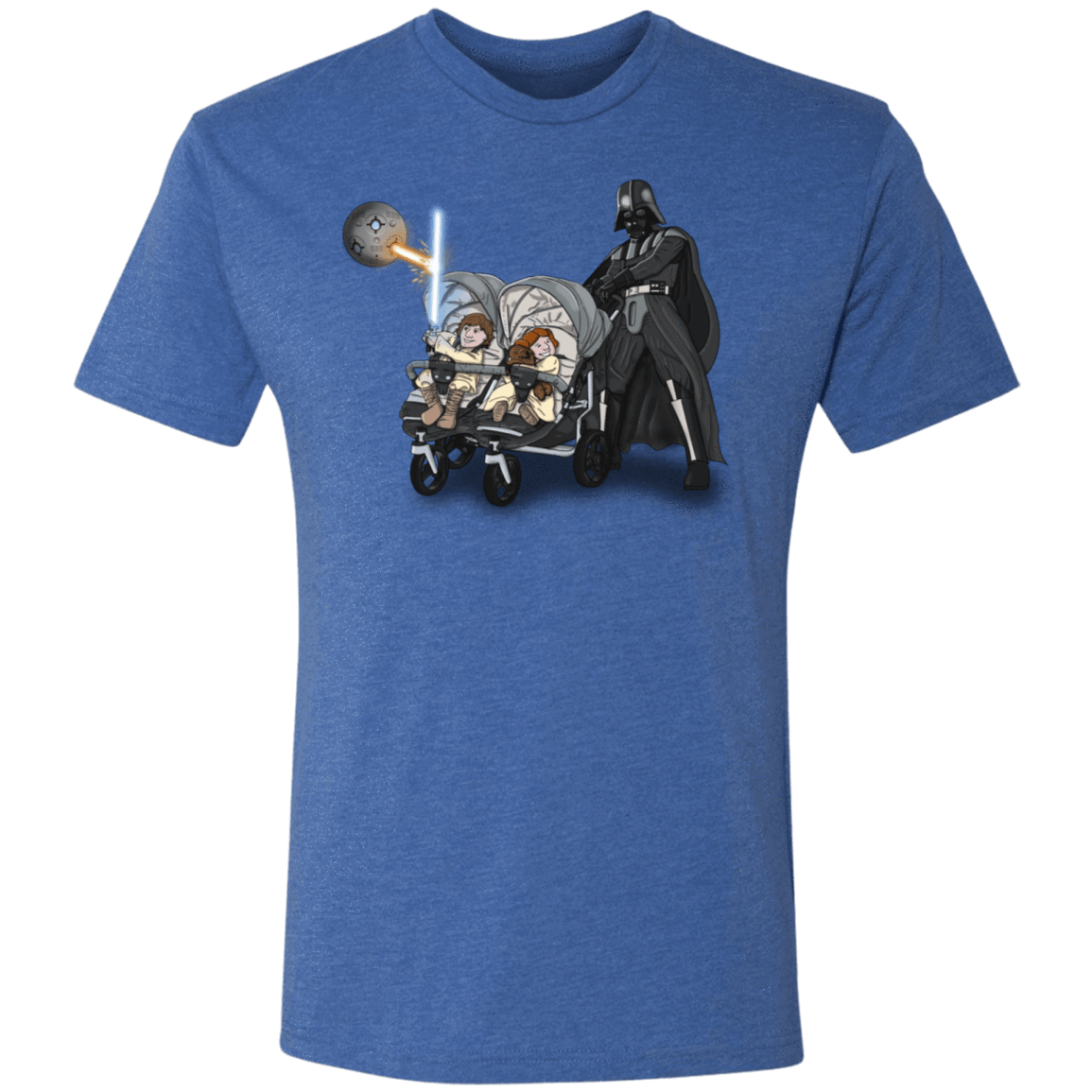 T-Shirts Vintage Royal / S The Best Father Men's Triblend T-Shirt