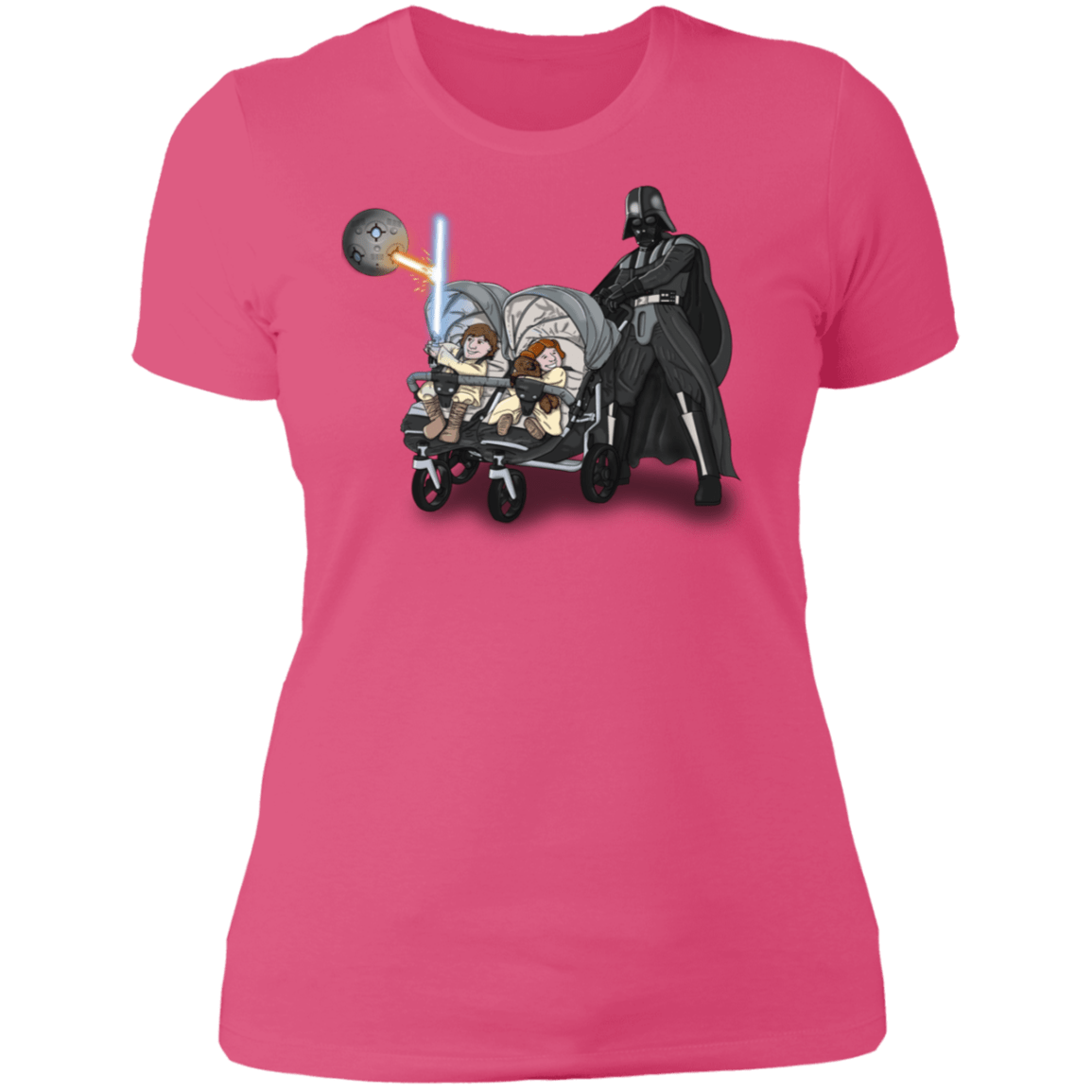 T-Shirts Hot Pink / S The Best Father Women's Premium T-Shirt