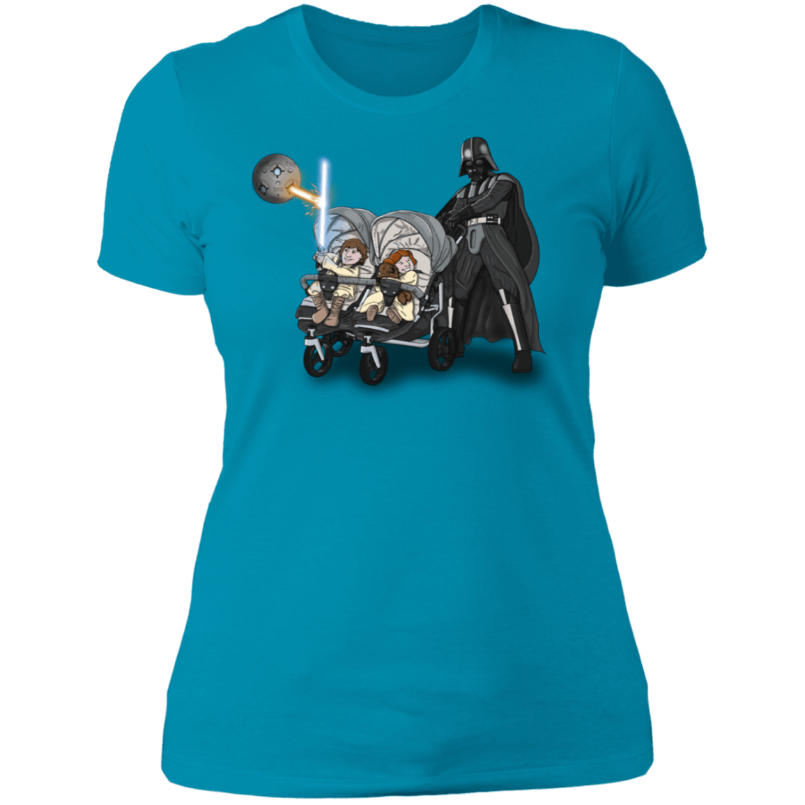 T-Shirts Turquoise / S The Best Father Women's Premium T-Shirt