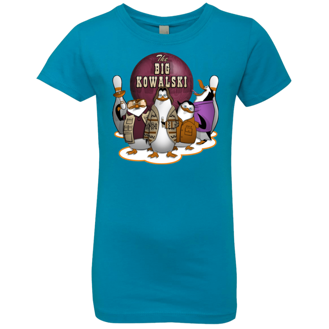 T-Shirts Turquoise / YXS The Big Kowalski Girls Premium T-Shirt