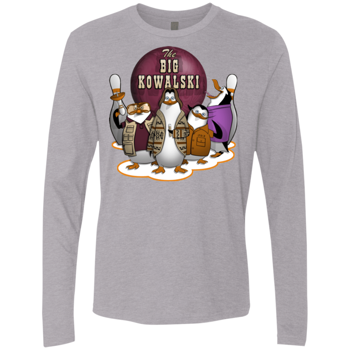 T-Shirts Heather Grey / Small The Big Kowalski Men's Premium Long Sleeve