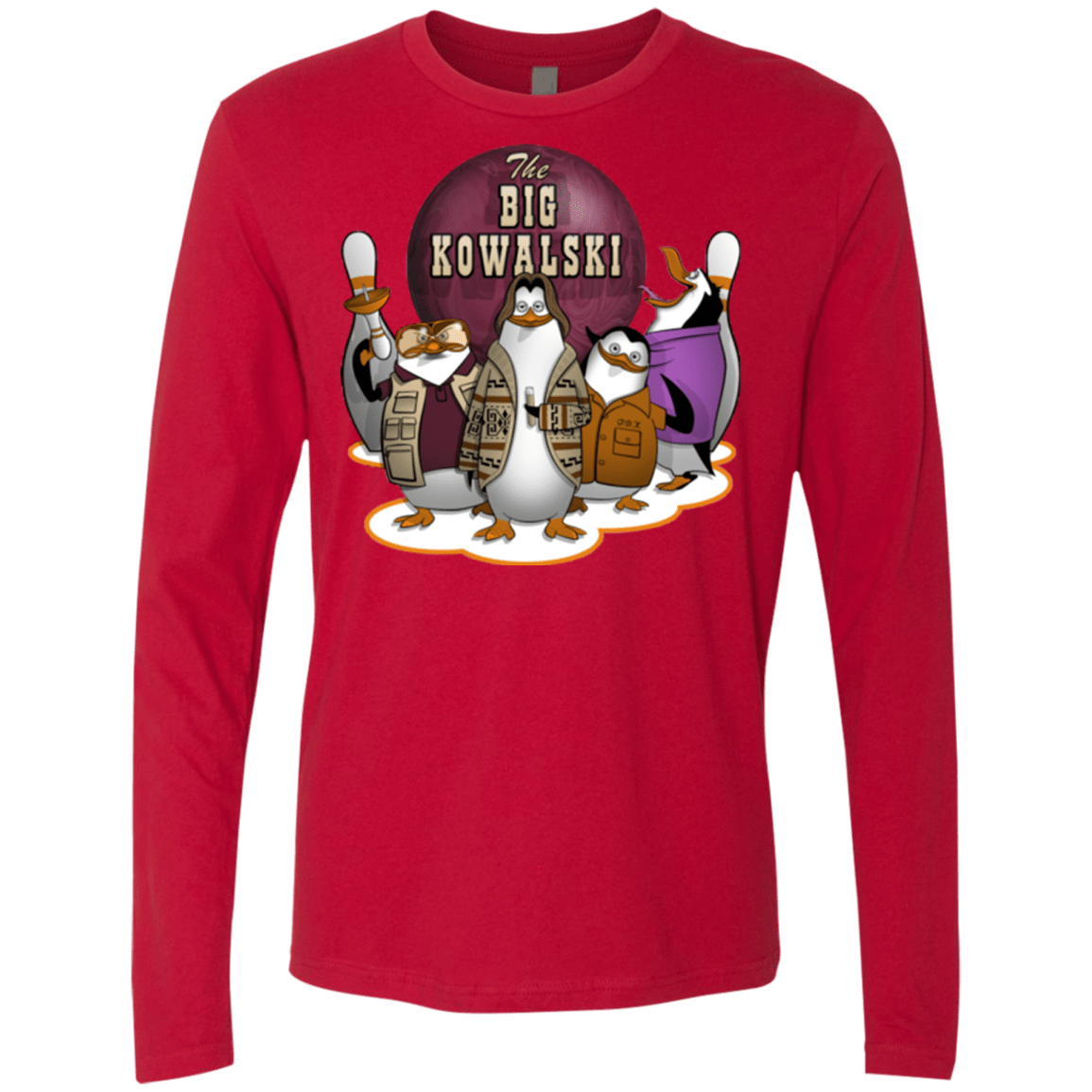 T-Shirts Red / Small The Big Kowalski Men's Premium Long Sleeve