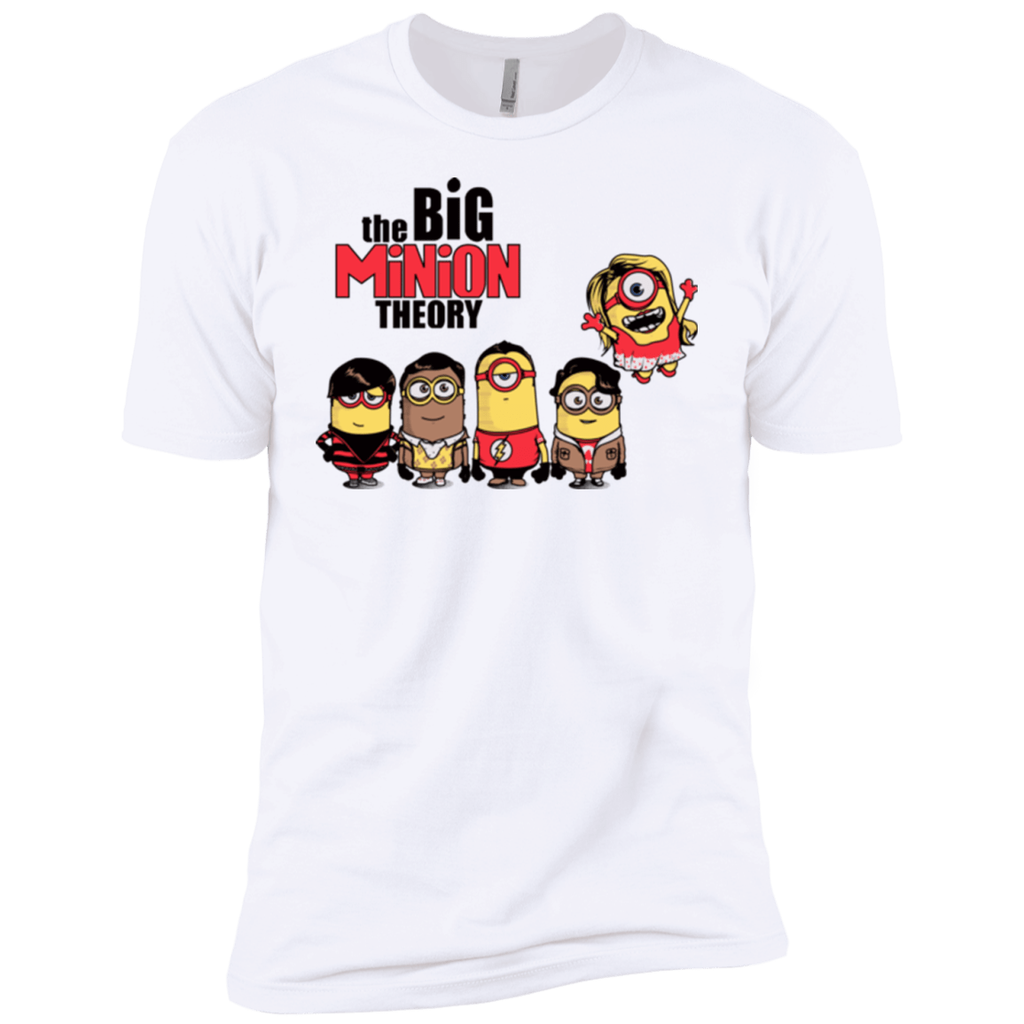 T-Shirts White / YXS THE BIG MINION THEORY Boys Premium T-Shirt