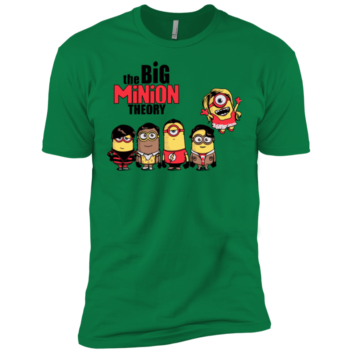 T-Shirts Kelly Green / X-Small THE BIG MINION THEORY Men's Premium T-Shirt