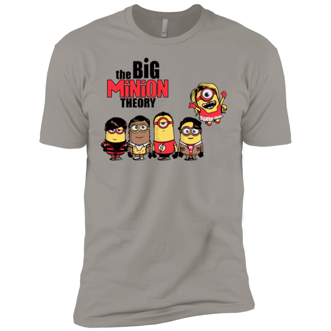 T-Shirts Light Grey / X-Small THE BIG MINION THEORY Men's Premium T-Shirt