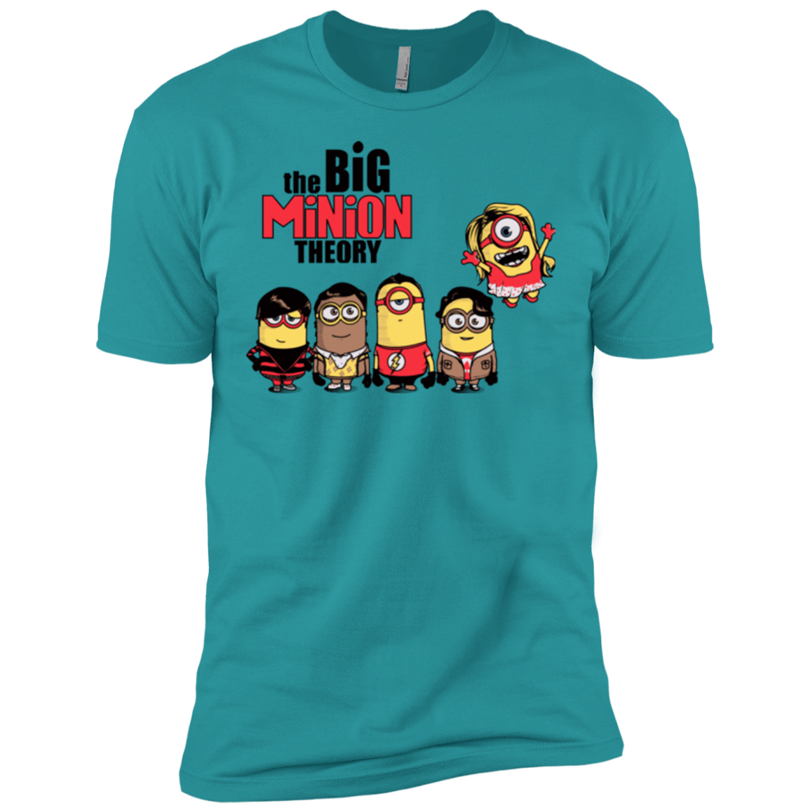 T-Shirts Tahiti Blue / X-Small THE BIG MINION THEORY Men's Premium T-Shirt