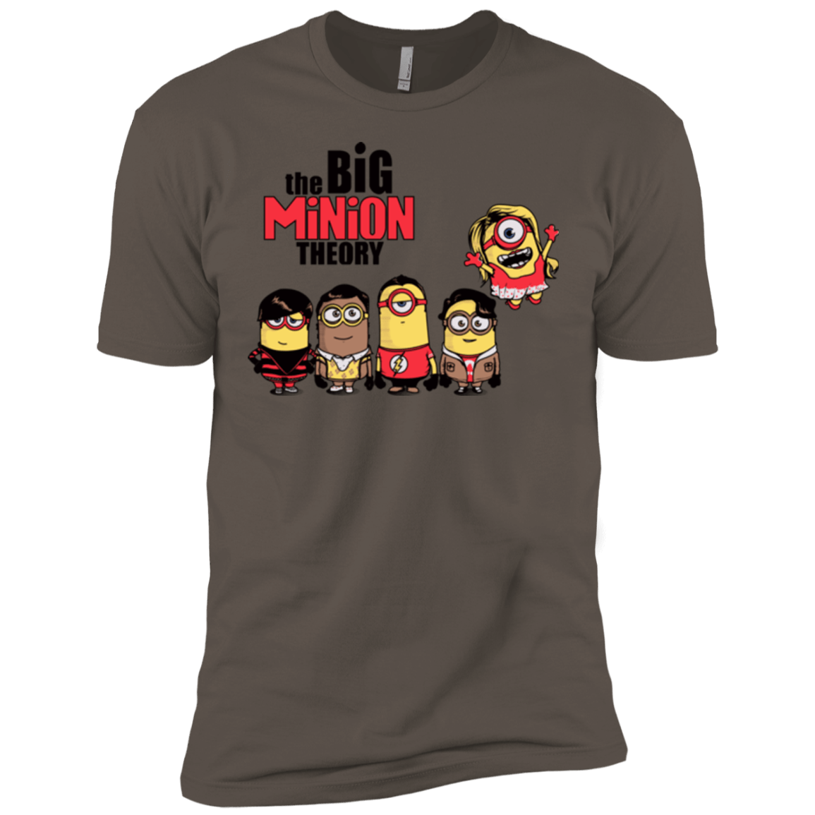 T-Shirts Warm Grey / X-Small THE BIG MINION THEORY Men's Premium T-Shirt