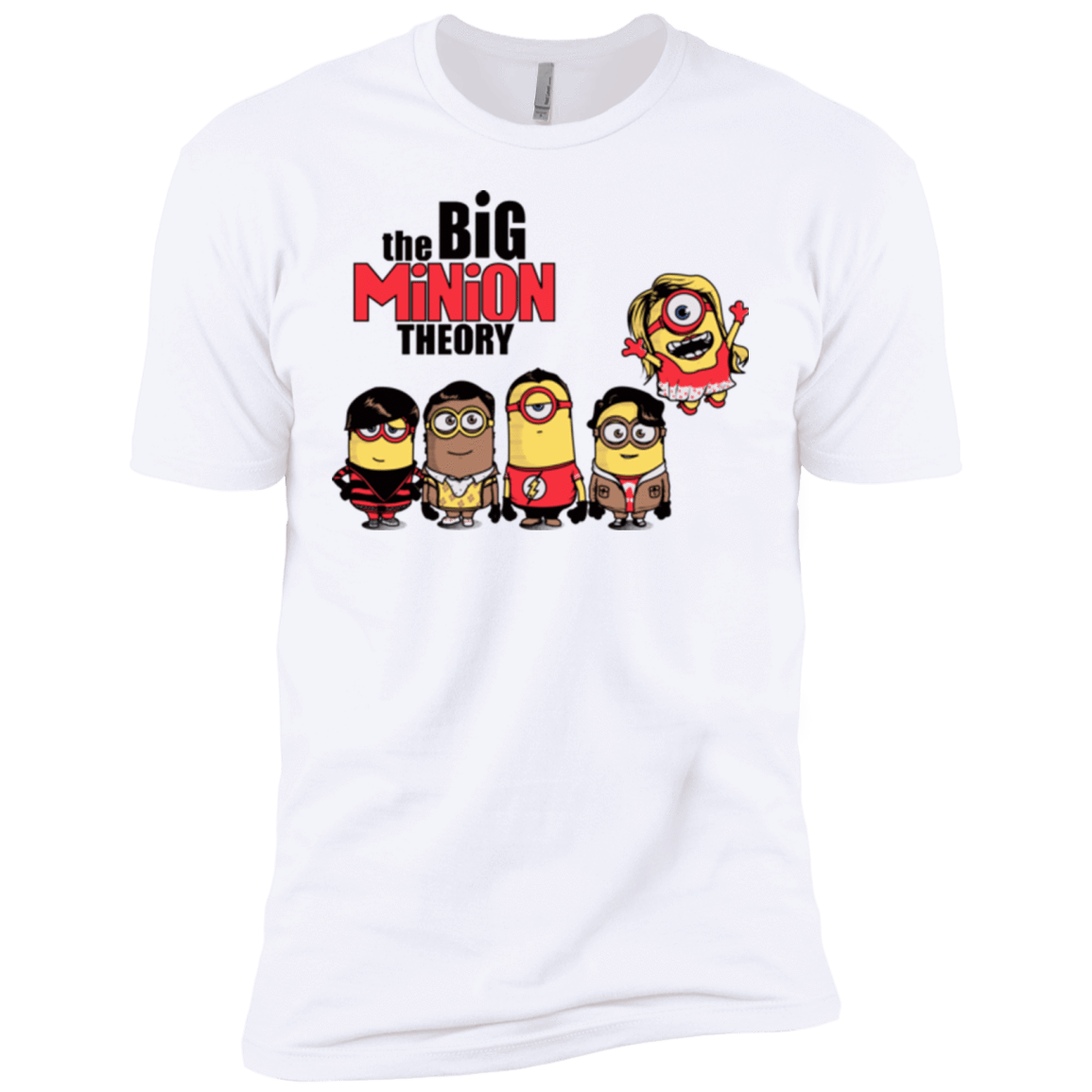 T-Shirts White / X-Small THE BIG MINION THEORY Men's Premium T-Shirt